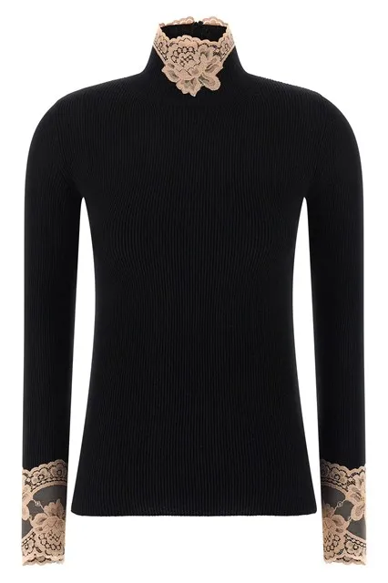 cashmere sweater - Black