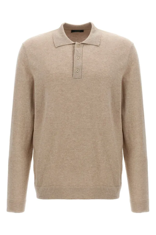 Cashmere Wool Polo Shirt - 52 IT