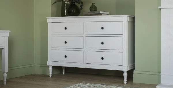 Casterton Ivory Drawer Wide Chest