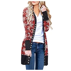 Casual Plaid Cardigans Button Knitwear Long Sleeve Soft Knit Coat for Women's Womens Long Sleeve Cotton Cardigan (AB-White, L) Casual Plaid Cardigans Button Knitwear Long Sleeve Soft Knit Coat for Women's Womens Long Sleeve Cotton Cardigan (AB-White, L)