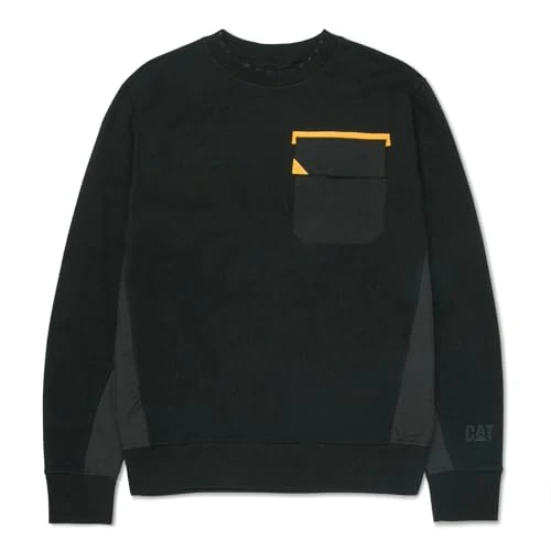 Cat ID CREWNECK SWEATSHIRT Pitch Black, Pitch Black, S