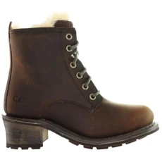 CAT Lolita 6 Inch Womens Boots Leather Brown Juniors P305744 D118 CAT Lolita 6 Inch Womens Boots Leather Brown Juniors P305744 D118