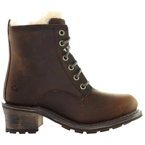 CAT  Lolita 6 Inch Womens Boots Leather Brown Juniors P305744 D118