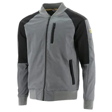 CAT Workwear Mens Trades Quilted Reflective Bomber Jacket