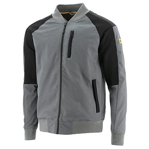 CAT Workwear Mens Trades Quilted Reflective Bomber Jacket