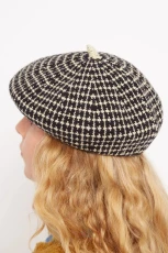 Celeste Beret With Adjustable Headband - Black