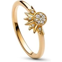 Celestial Sparkling Sun Ring - 48  Ring