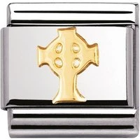 Celtic Cross Charm - Stainless Steel