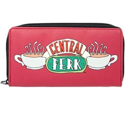 Central Perk Coffee Shop Red Zipped Purse Central Perk Coffee Shop Red Zipped Purse