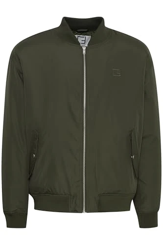 Cfcotes Men's Bomber Jacket, Transition Jacket, Zip Button Pockets, Embroidered Logo, Relaxed Fit, Deep Depths (190413), XL