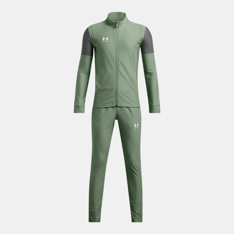 Challenger Boys Tracksuit Silica Green / Castlerock / White YMD ( 59 in)
