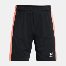 Challenger Knit Boys Shorts Black / Flare Orange / White YXL ( 67 in)