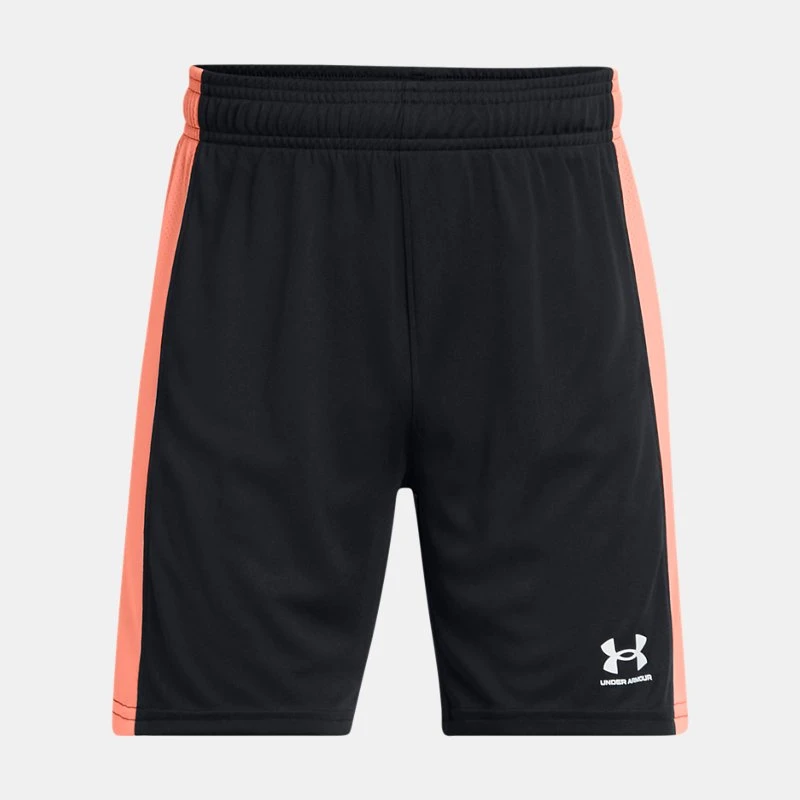 Challenger Knit Boys Shorts Black / Flare Orange / White YXL ( 67 in)