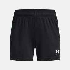 Challenger Knit Girls Shorts Black / White YXL ( 67 in)