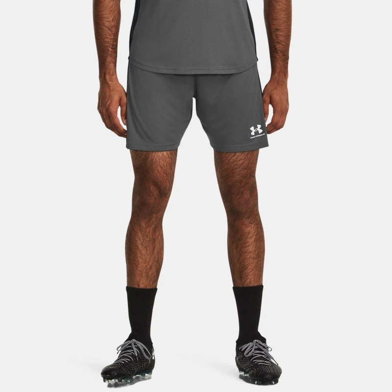 Challenger Knit Mens Shorts Castlerock / White Gray