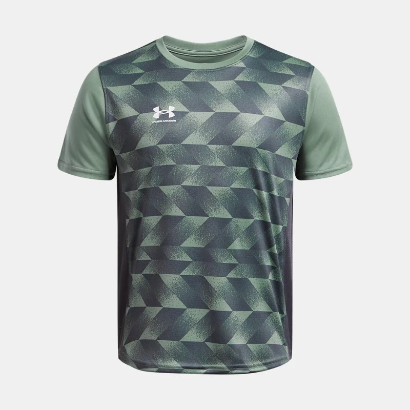 Challenger Printed Boys Short Sleeve Silica Green / Sonic Yellow / White YXL ( 67 in)