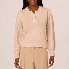 Champagne Blush Sweater - Cream