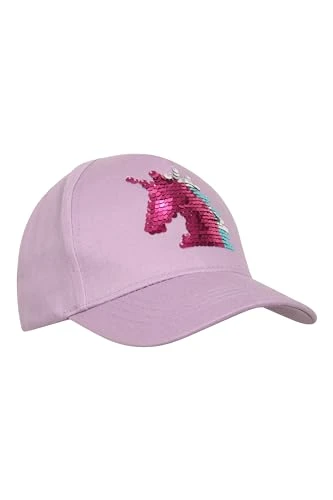 Character Kids Baseball Hat - Fun Design Childrens Summer Cap, Easy Care, Durable Beanie Hat - For Spring Travelling, Walking Purple