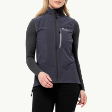 Charcoal Alpspitze Softshell Gilet - Grey