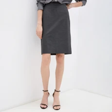 Charcoal Managua Pencil Skirt - Grey