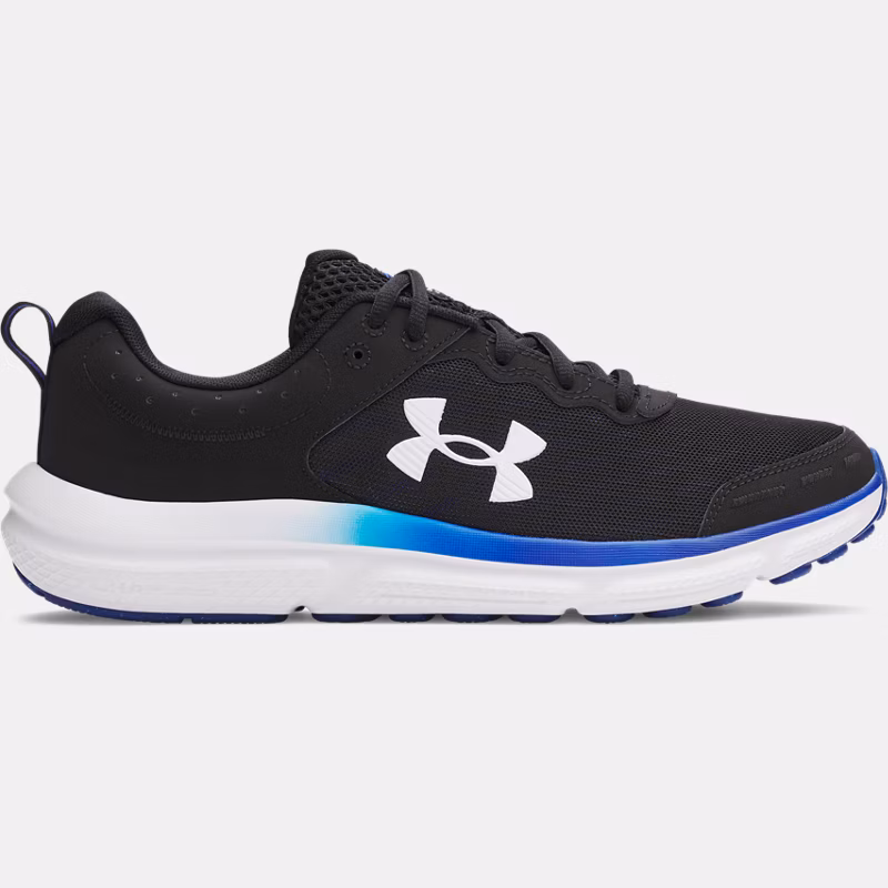 Charged Assert Mens Running Shoes Black / Royal / White 75