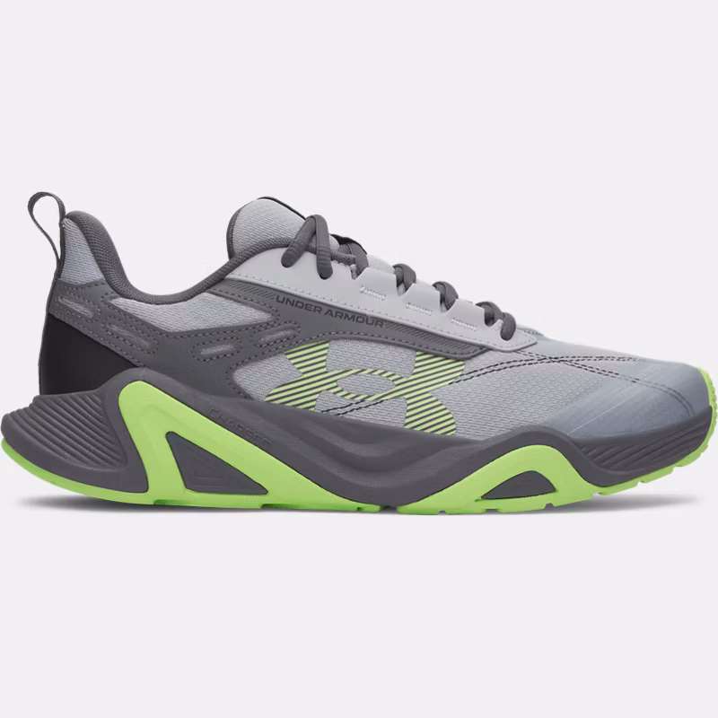 Charged Commit TR 5 Mens Training Shoes Mod Gray / Castlerock / Lumos Lime 105