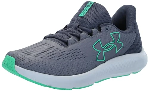Charged Pursuit 3 Big Logo Running Shoes Mens Gravel/D Gray 10 (45)