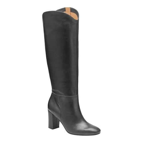 Charlotte Knee-High Boots for Women – 3.25” Heeled Boots, Leather Boots for Women, Tall Boots, B