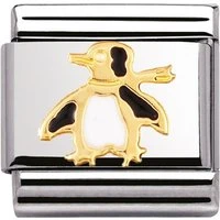 Charm Penguin - Stainless Steel