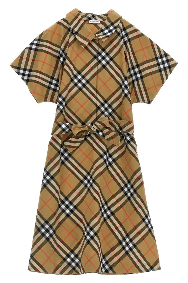 Check Chemisier Dress