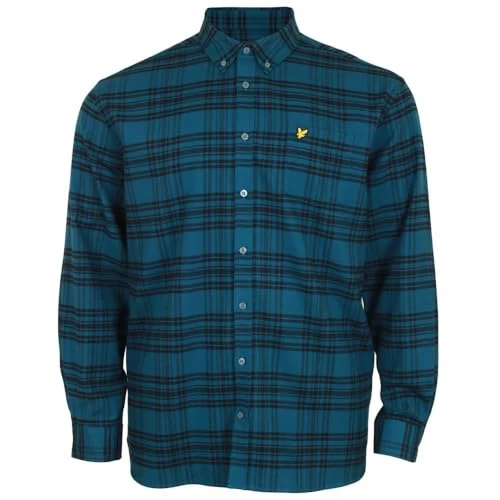 Check Flannel Shirt Plus Apres Navy 3XL