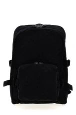 Check jacquard backpack Black Size U