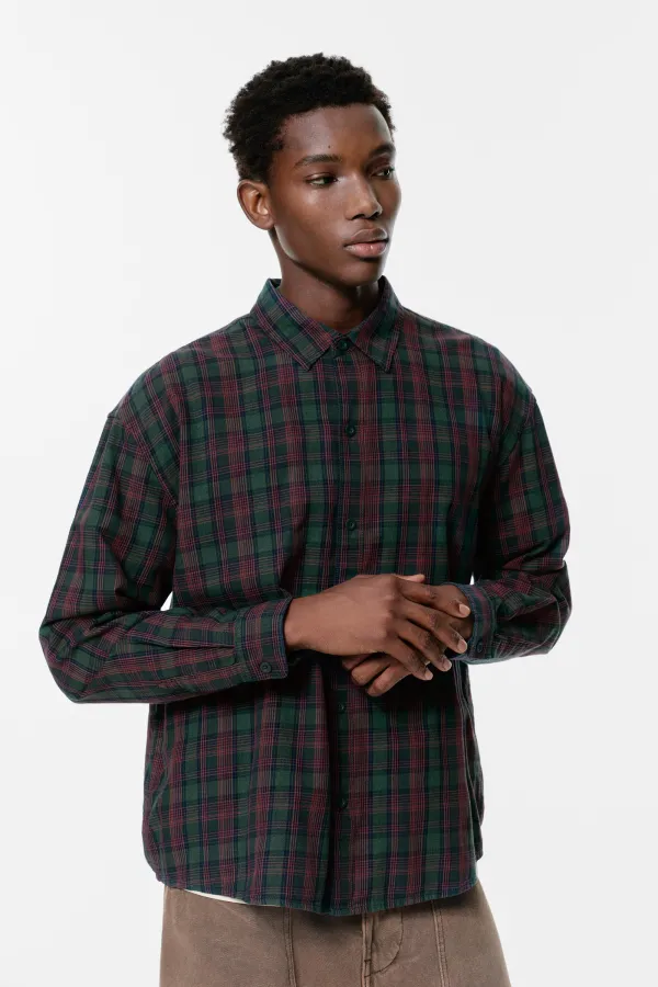 Check Long Sleeve Shirt - Green