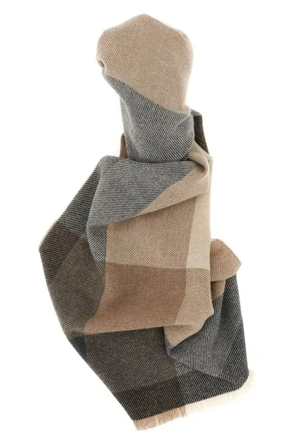 Check scarf - Gray