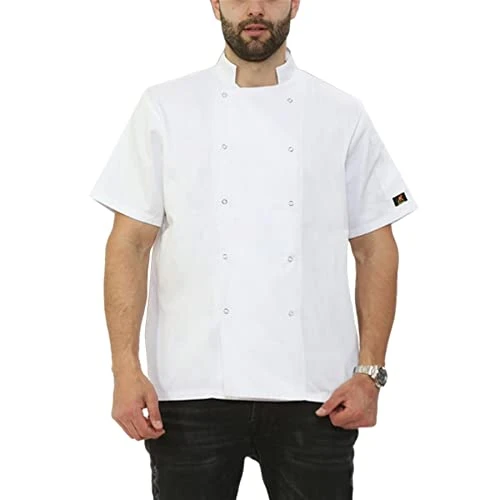 Chef Jacket Mens Short Sleeve Chefs Jackets Chef Coats For Men Chef Jacket Chef Shirt Chef Outfit Ch