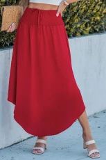 Cherry Bloom Red Skirt