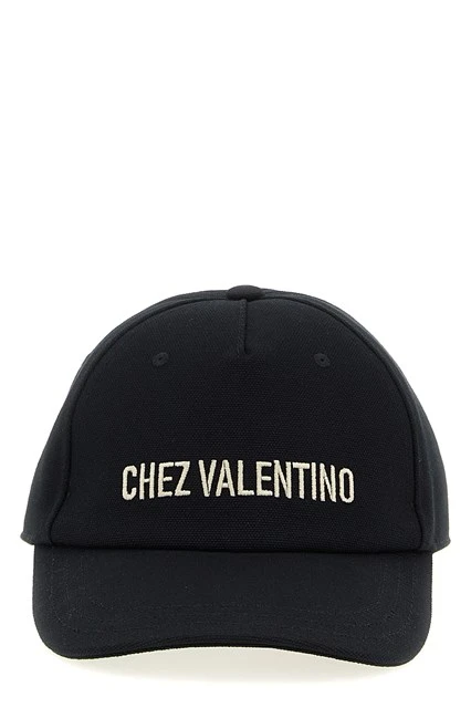 Chez Valentino cap Black Size 58 cm