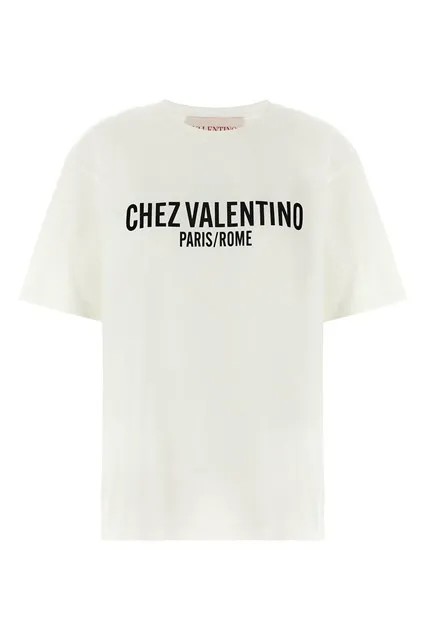 Chez Valentino T-shirt - White/Black