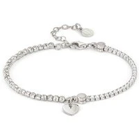 Chic Crystal Heart Bracelet