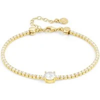 Chic Gold Crystal Joyful Bracelet - 16cm