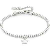 Chic Opal Crystal Star Bracelet