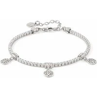 Chic Silver Crystal Tree Of Life Bracelet