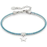 Chic Turquoise Crystal Star Bracelet