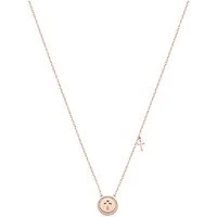 Children's Rose Gold Cross Necklace - Rose Gold