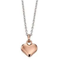 Childrens Skyler Mixed Metal Heart Necklace