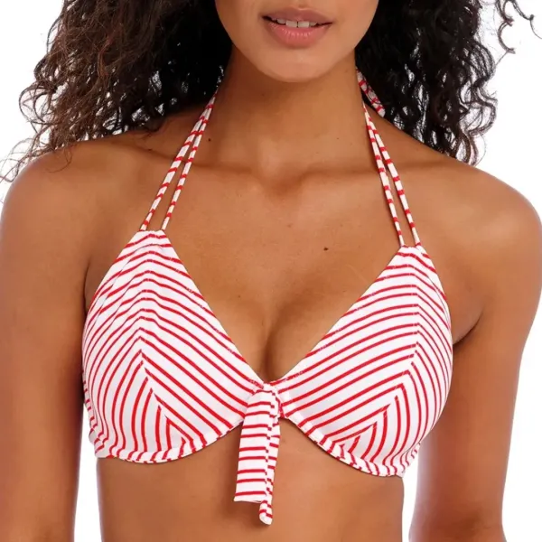 Chilli New Shores Underwire Halter Bikini Top - Red