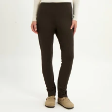 Chocolate Ponte Stretch Trousers - Brown Chocolate Ponte Stretch Trousers - Brown