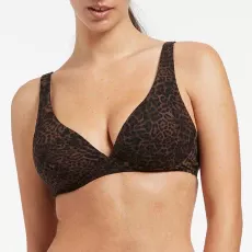 Chocolate Underwire Bikini Top - Brown