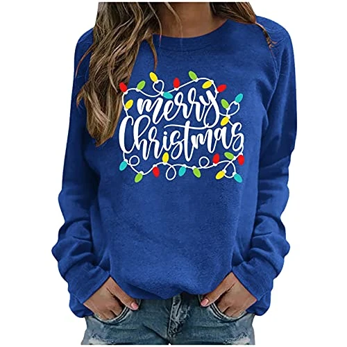 Christm Gifts, Travel Essentials Hoodies for Women Red, Long Sleeve Christmas Print Full Zip Hooded Plain Color Comfy Pullover Plain Hoodie Women's Shrugs with Zip Gifts for Mum