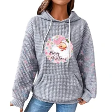 Christmas Bride Costume Women Ladies Clothes Gifts for Mum Activities Lightweight Hoodie Women Zip up Women's Christmas Printed Hooded Sweatshirt Top Clearance Store